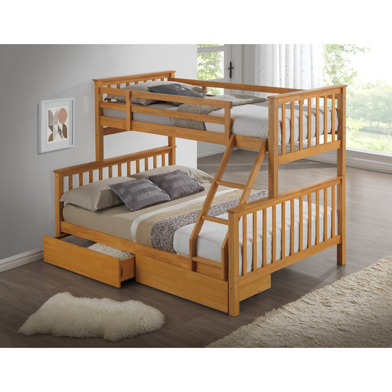 Isabelle & Max Thomson Single Triple Sleeper Bunk Bed with Drawers